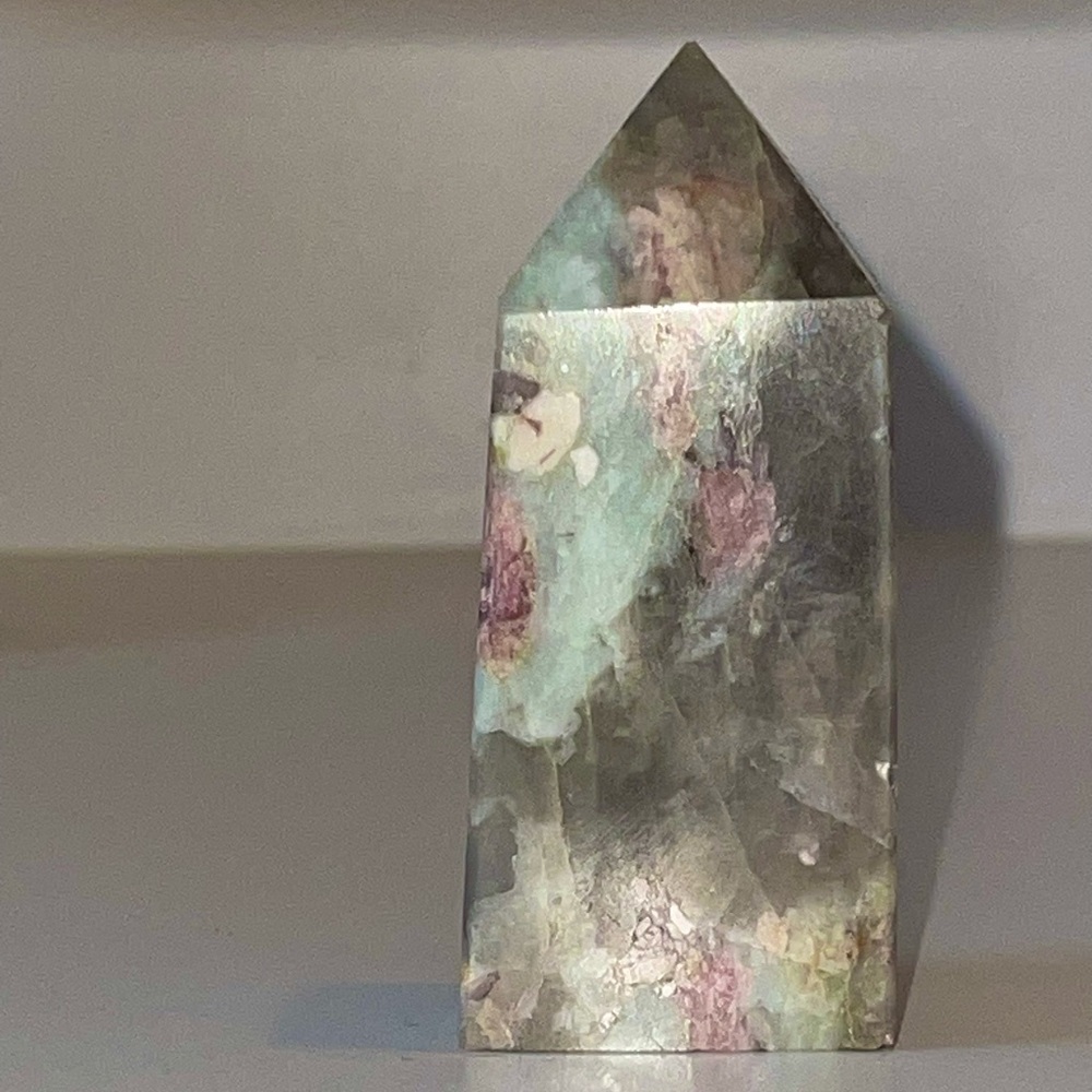 💎 WOW UNIQUE 💎 Pink Tourmaline & Aquamarine in Smokey Quartz & Quartz